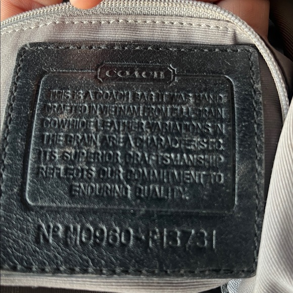 Black Leather coach bag - Picture 10 of 10